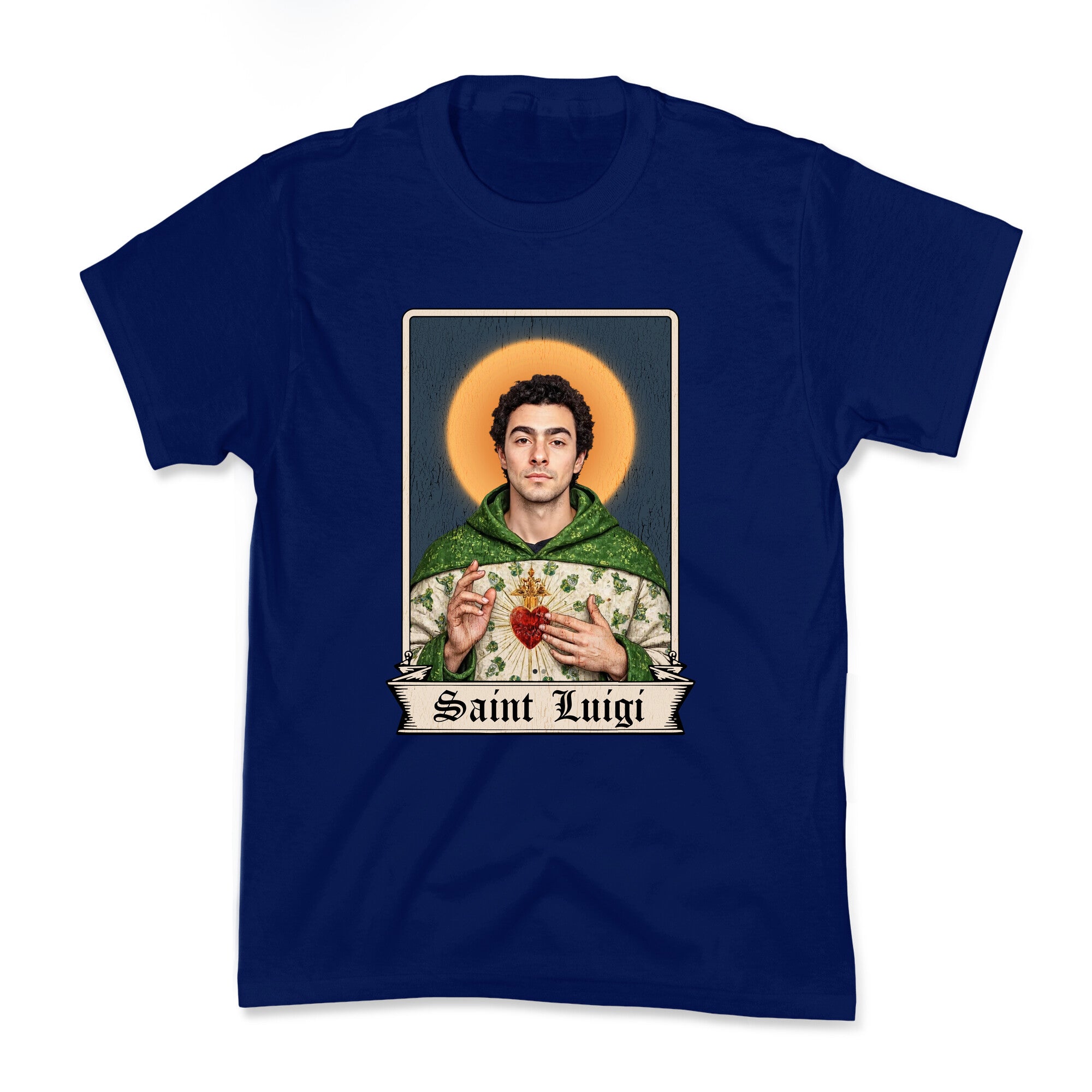 Saint Luigi Mangione Kids Tee
